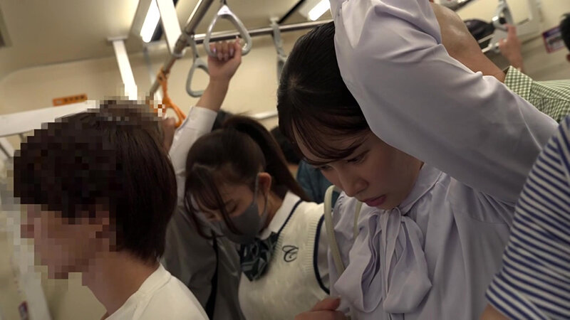 濃厚接吻痴● 満員電車で身動きが取れずイカされ快楽堕ち トロける舌絡めで懇願絶頂～ターゲットA子編～ サンプル 5