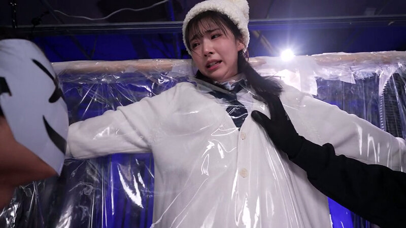 J〇闇バイト 某掲示板の高額時給に騙された少女が強力マグネットで鉄壁に拘束されて慰み者 さらにシュリンク拘束そして壁尻脱出ゲーム ～シュリンク脱出編～ サンプル 2