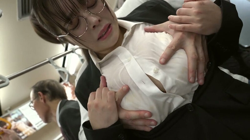 ぷるぷる神乳痴〇 乳首こねくり柔肌鷲掴み、乳頭玩具までも！長時間アクメで腰を振ってしまい中出しが拒めない新卒リクスーOL ～ターゲットA子編～ サンプル 2