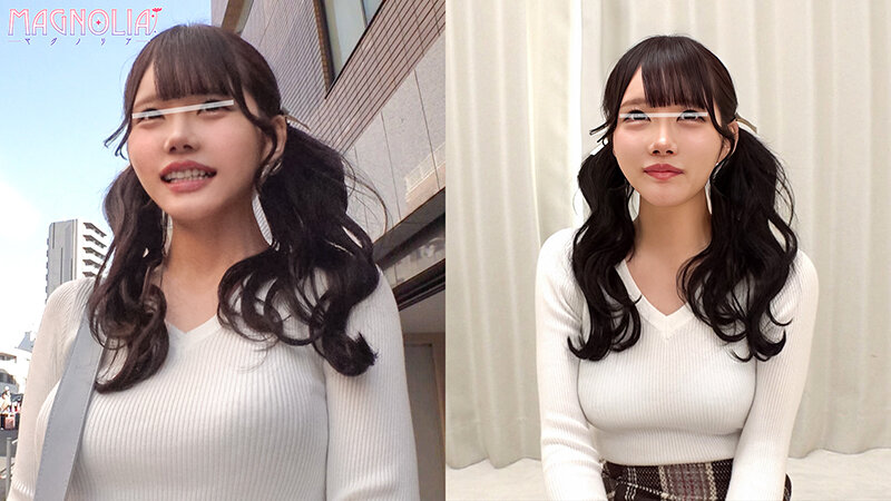 『唇美人な女子大生限定！！お口の中身を当ててみて？』モデル並みのキレかわツインテJDが目隠しして色んな物を食感テイスティング☆突然現れたデカチンに困惑しながら下のお口でもジュボジュボ…痙攣止まらず本気イキ中出しパコパコ♪【街角素人モニタリング♯まなか】 サンプル 1