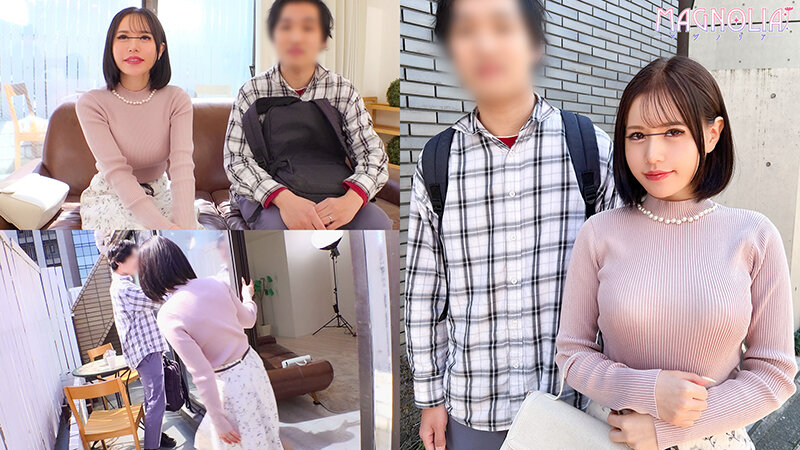 『清楚な人妻限定！マジックミラー越しに居る旦那の前でノーハンドコンドーム装着チャレンジ！』レスで溜まってるGカップ巨乳人妻！カリ高チ●コに甘噛みフェラチオ！ゴツい指で腟内をかき回され旦那の前で潮吹いちゃう！ご無沙汰マ●コを生でハメまくれッ！！… 如月りいさ サンプル 1