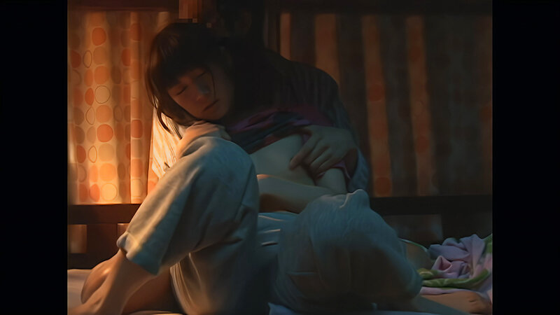 【AIリマスター】2段ベッドが揺れるほど感じる姉の喘ぎ声を聞いて発情しだす妹3 サンプル 17
