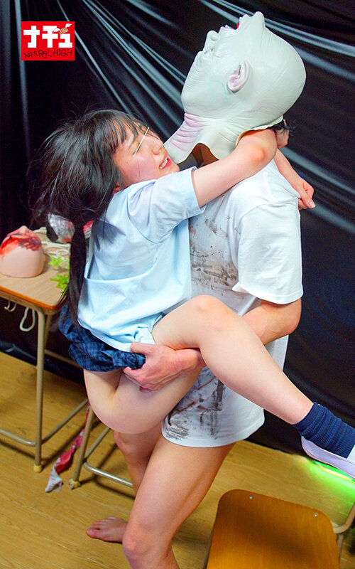 お化け屋敷痴○ 恐怖でイキ漏らす黒髪女○○生に絶叫中出し 親友と入ってきた臆病娘 サンプル 9