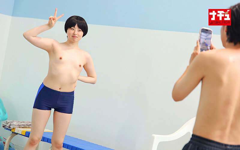 つるぺた素人女子だって男水着チャレンジ 県民プールでバレないように男子のふりして羞恥ミッション！だけのはずが…ボーイッシュSEXでなんか興奮しちゃって中出し許しちゃった/// サンプル 4
