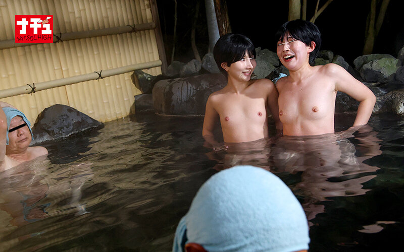 今度はッ！つるぺた女子の男湯チャレンジ 温泉旅館でデカチンおじに女子だとバレてまた中出しされて…超ぉ最悪なんだけどぉぉ～！ サンプル 8