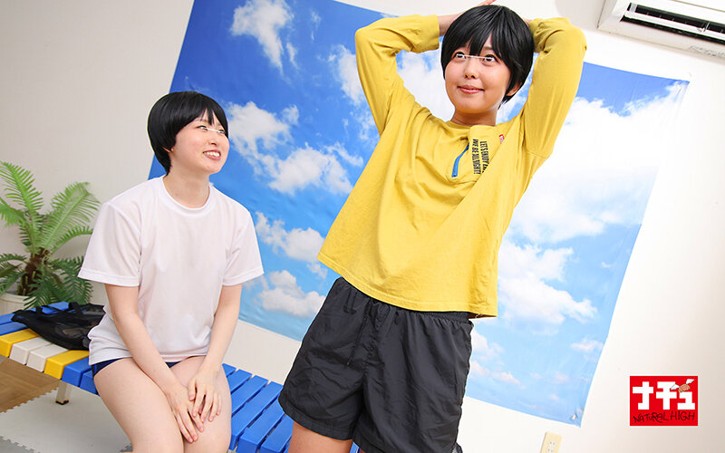 つるぺた素人女子だって男水着チャレンジ 県民プールでバレないように男子のふりして羞恥ミッション！だけのはずが…ボーイッシュSEXでなんか興奮しちゃって中出し許しちゃった///しずく＆りおん サンプル 13