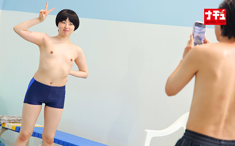 つるぺた素人女子だって男水着チャレンジ 県民プールでバレないように男子のふりして羞恥ミッション！だけのはずが…ボーイッシュSEXでなんか興奮しちゃって中出し許しちゃった///しずく＆りおん サンプル 6
