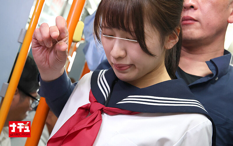 下着の上から弄りまわすクリ責めで発情イキする敏感マンスジJ○羞恥 一分丈のグレーのパンティ サンプル 6