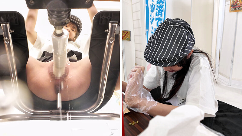 【配信限定】人気 AV 女優が挑戦！商業スペースでイカサレホットドッグ販売！小野坂ゆいか 望月つぼみ サンプル 17
