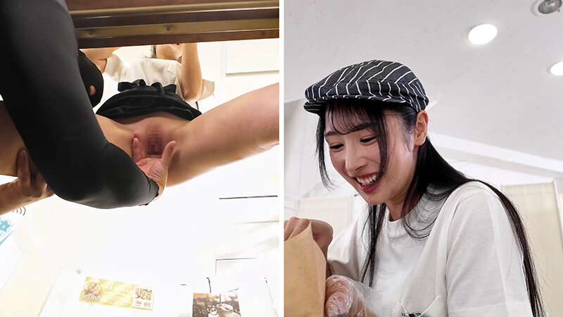 【配信限定】人気 AV 女優が挑戦！商業スペースでイカサレホットドッグ販売！小野坂ゆいか 望月つぼみ サンプル 7