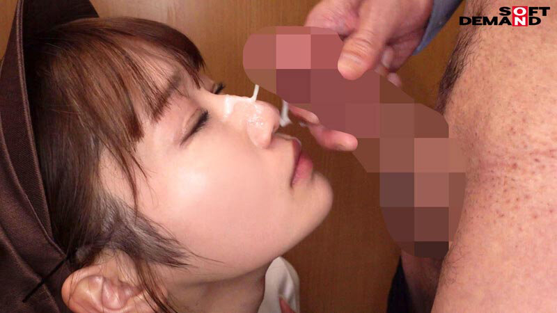 美人カフェ店員が出勤～退勤まで。変態クレーマーが超濃厚精子を顔面に連続ぶっかけセクハラ サンプル 3