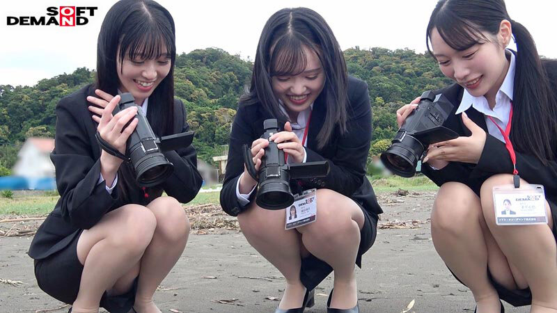 絶倫先輩社員のハ×撮り研修に同行させられた1年目女子社員3名の記録 サンプル 6