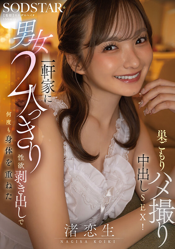 一軒家に男女2人っきり、性欲剥き出しで何度も身体を重ねた巣ごもりハメ撮り中出しSEX！渚恋生 サンプル 1