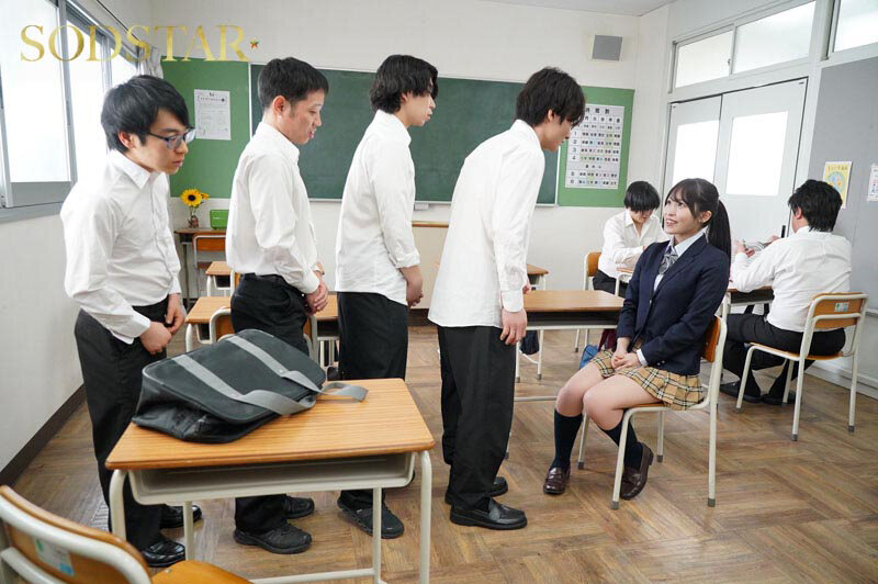 担任「今日から新川を性処理当番に任命する。 1週間でビーカー満タンまで精子を貯めないと退学になるので頑張るように」 新川空 サンプル 14