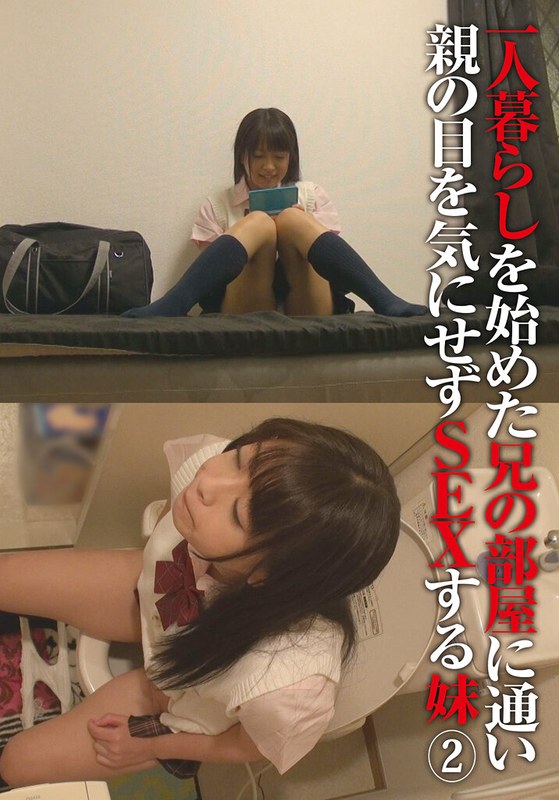 一人暮らしを始めた兄の部屋に通い親の目を気にせずSEXする妹（2）